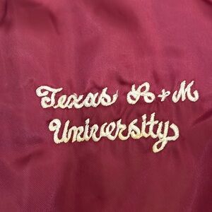 Vintage Texas A&M Aggies Jacket Men‎ M 80s Chalk Line Lightweight Windbreaker